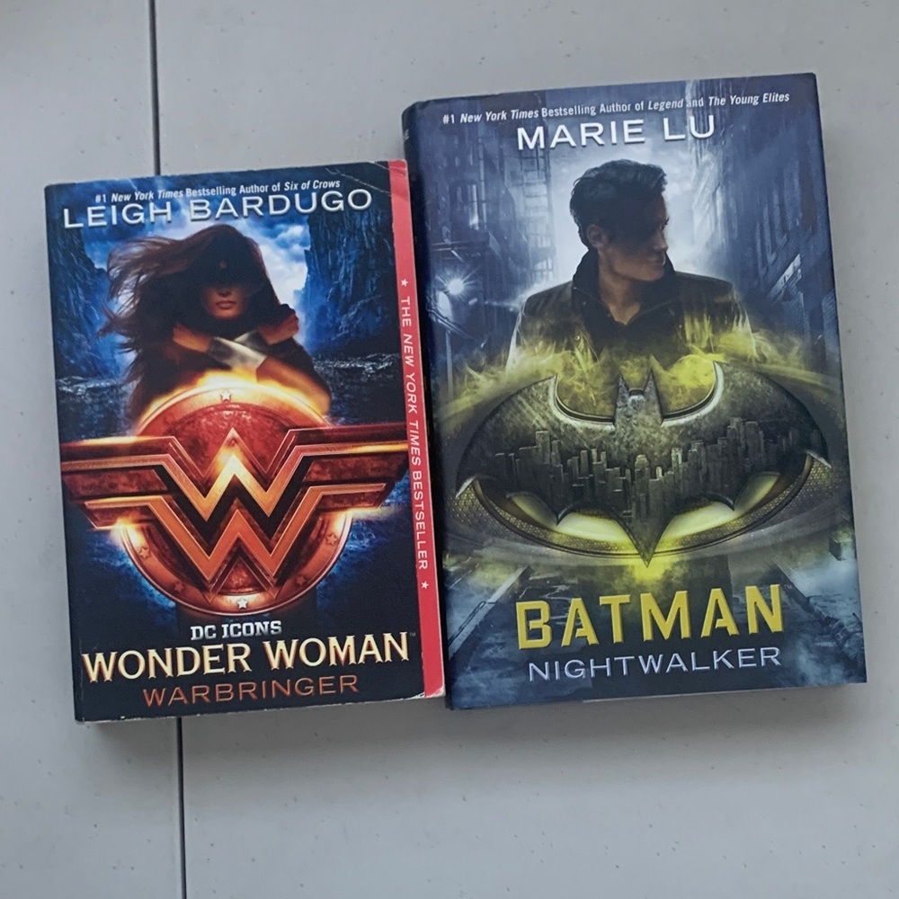 Wonder Woman: Warbringer & Batman: Nightwalker - Pair of DC Icon Paperback Books